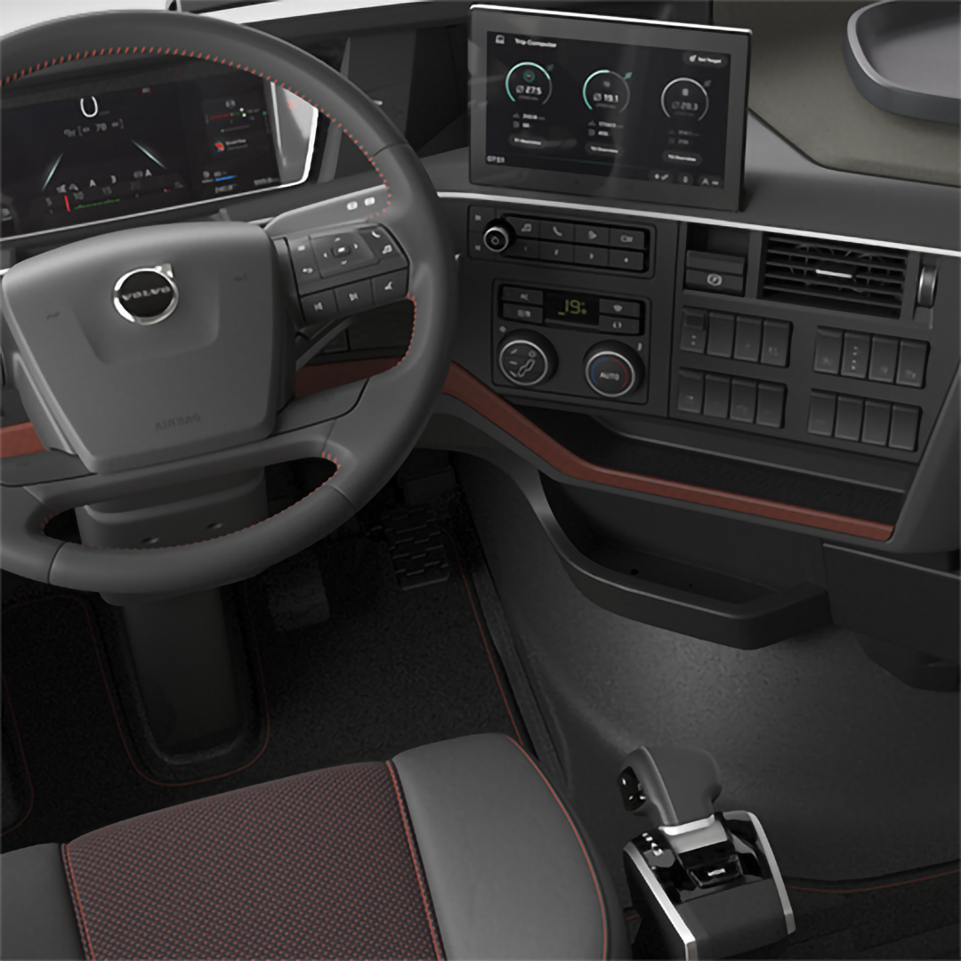Volvo FH16 with leather trim Volvo FH16, interior trim level